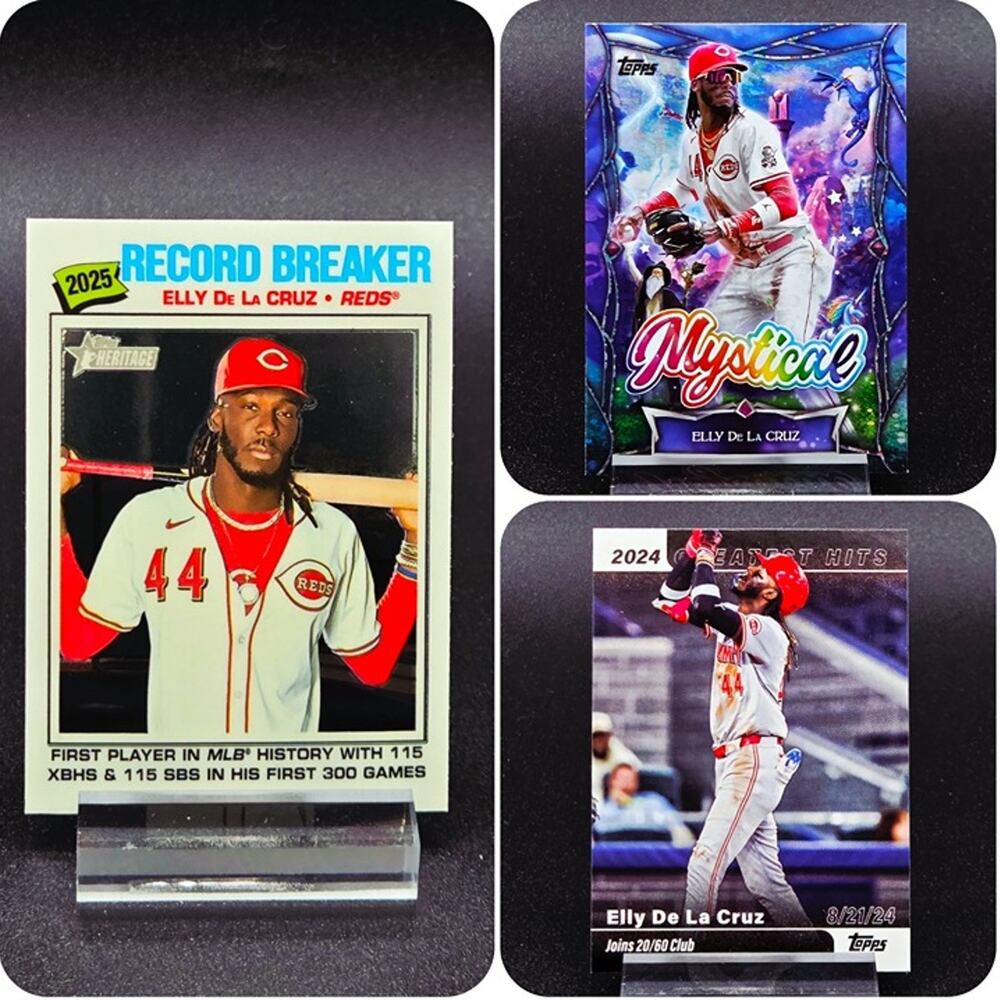 Elly De La Cruz Heritage Chrome Mystical Greatest Hits Cincinnati Reds Star